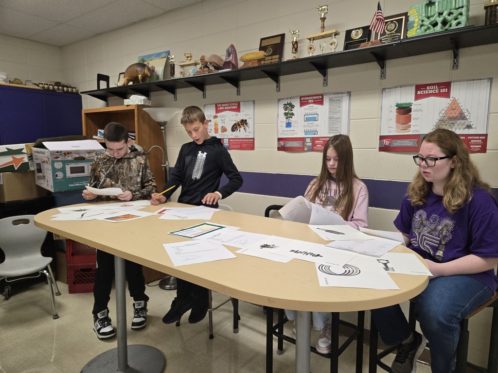 2026 Mrs Sprecher Career Development in Middle School Ag Class H.H. S.W. A.J. I.D.
