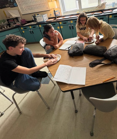 6th Grade Science Sept 2026 four small group working