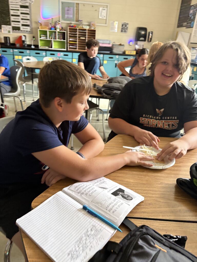 6th Grade Science Sept 2026 laughing small group