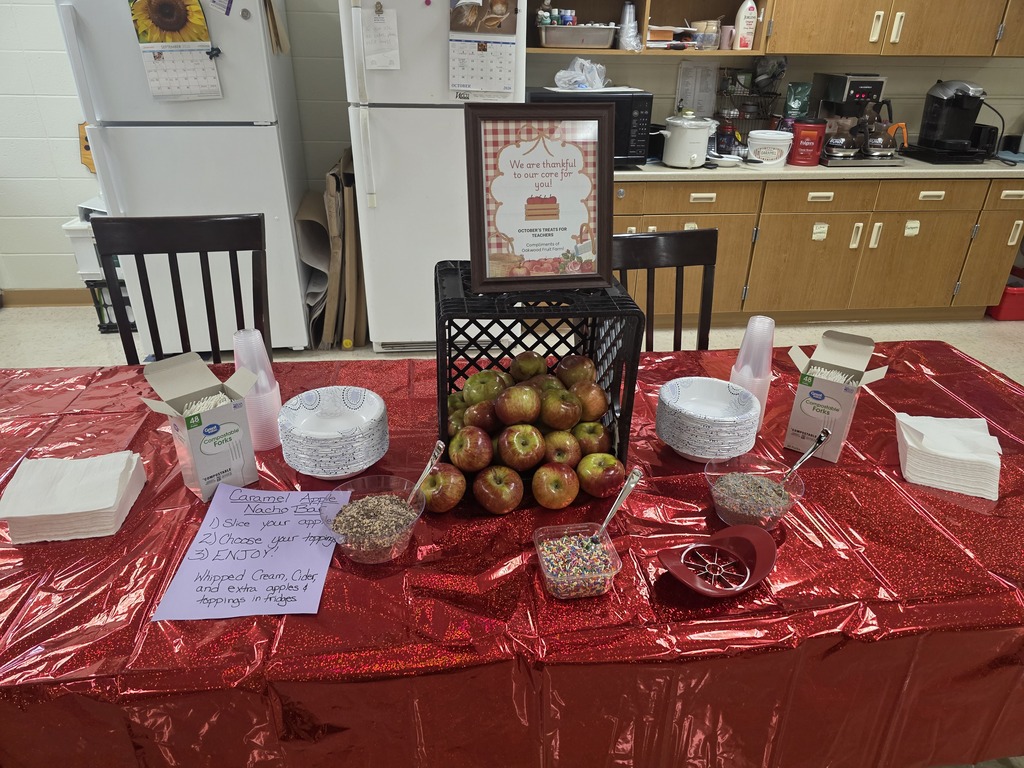 Apple nachos for staff from Oakwood 2026