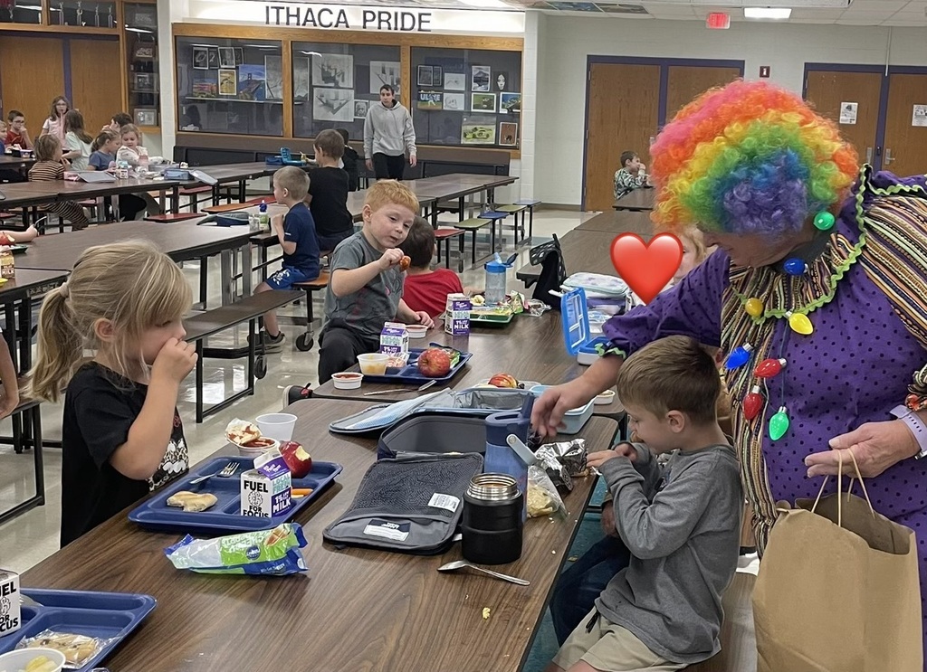 National School Lunch week 2026 Bubbles the Clown 4K