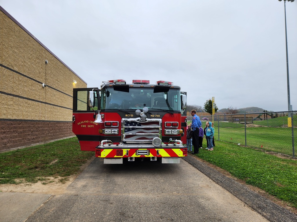 2026 Fire Safety student training and exercises tour of trucks