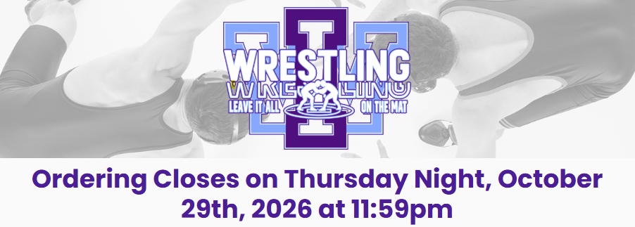 Ithaca/Weston Wrestling apparel store 2026-2027