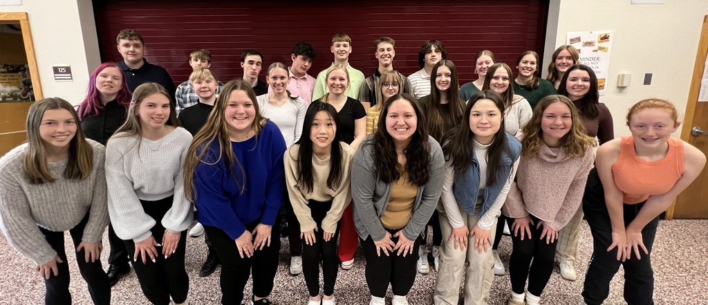 2023-2024 Ithaca High School Forensics team at Sub-District contest