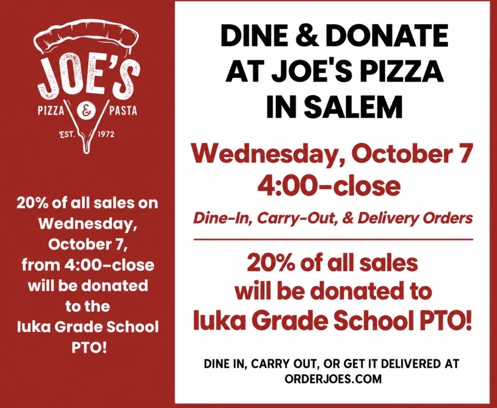 Joe's Pizza Dine to Donate