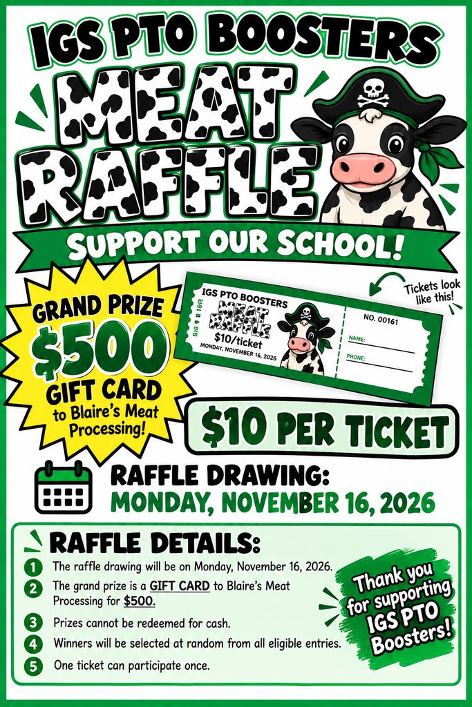 Meat Raffle Flyer