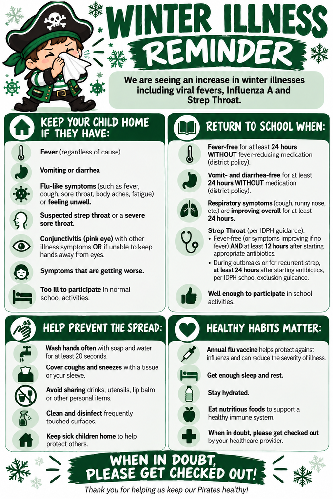 Winter Illness Reminder 2026