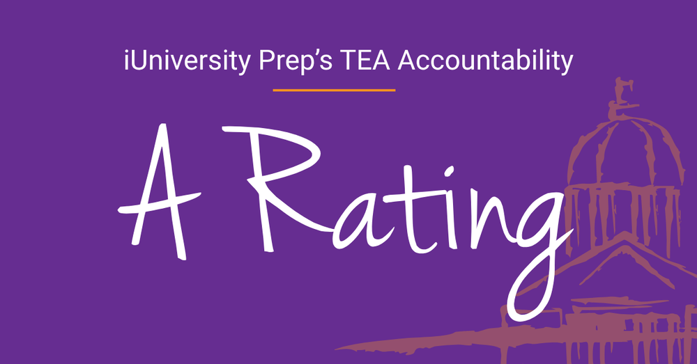 iUniversity Prep's TEA Accountability A Rating