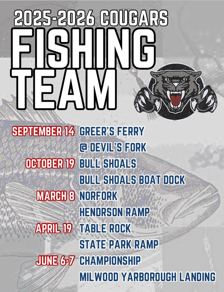 Fishing Teams will pre-fish the day before each tournament  
