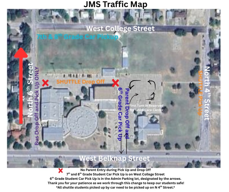 New Drop Off & Pick Up Procedures