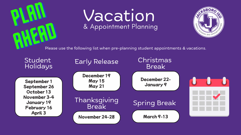 Plan Ahead JISD