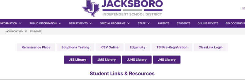 Jacksboro Webpage