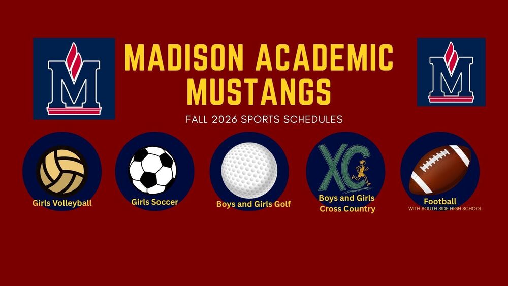 Madison Mustangs Fall Schedules