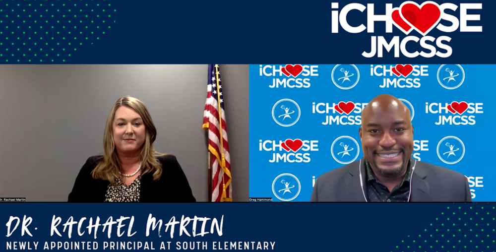 iCHOOSE JMCSS: Dr. Rachael Named Principal of South Elementary 
