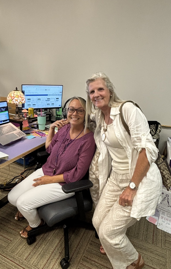 former principal visits former teacher