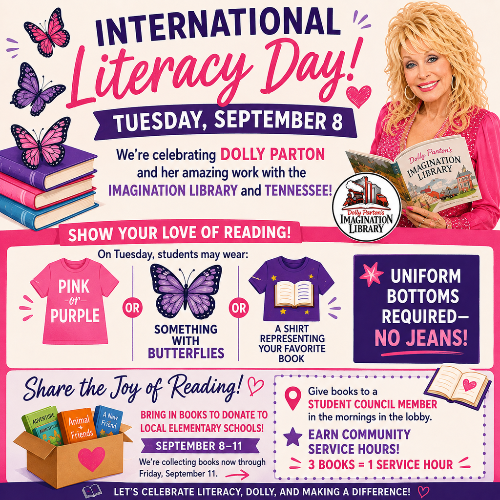 Dolly Day, Shirt out of dress code, donate books