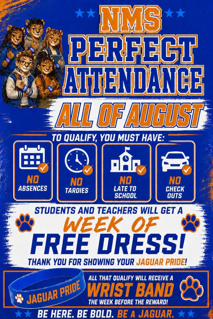 August PERFECT Attendance leads to reward! 