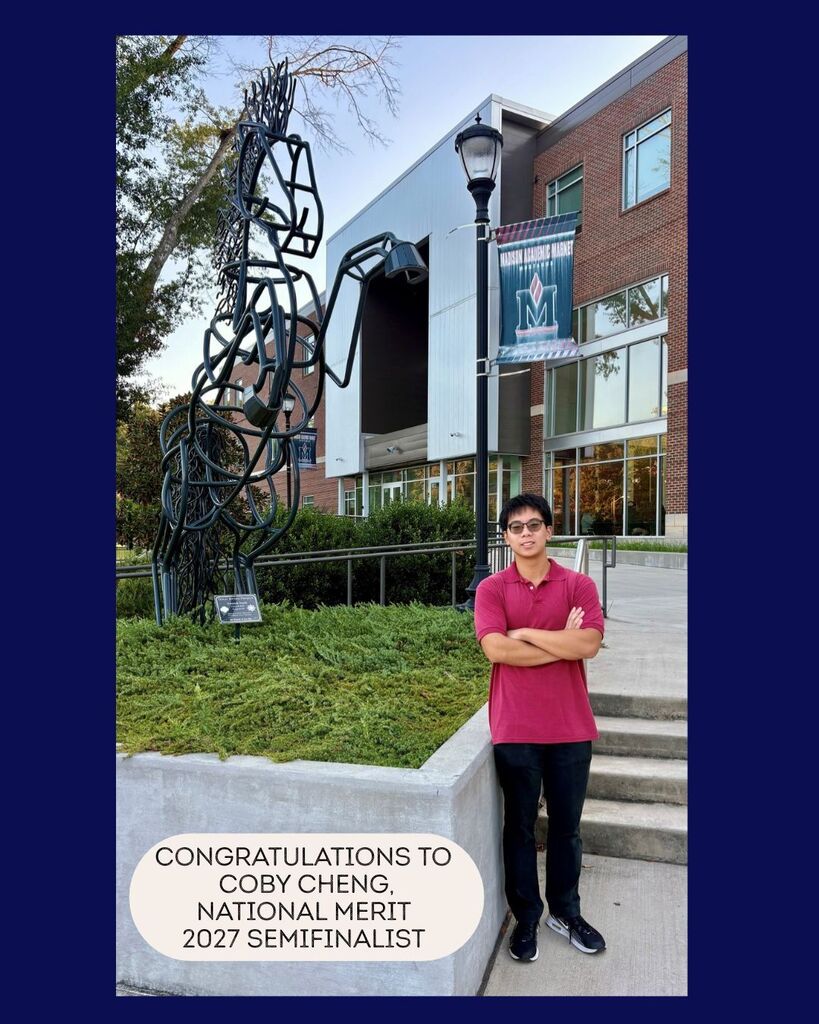 Coby Cheng, National Merit Semifinalist