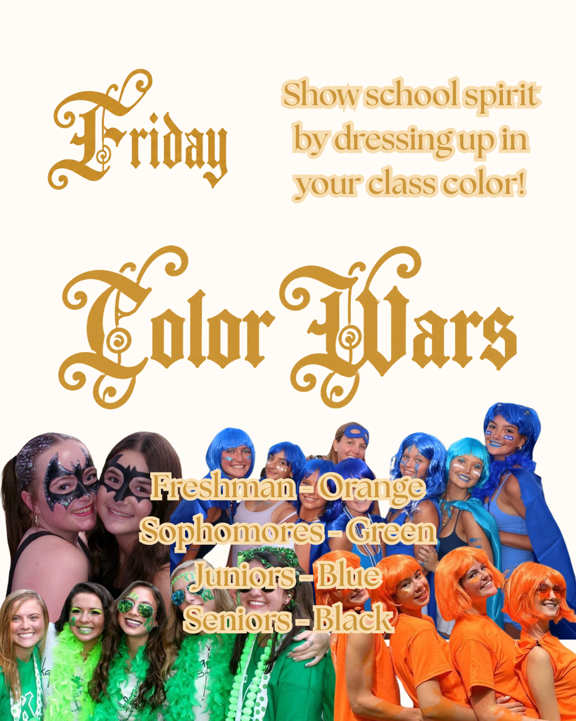 Homecoming Dress Up Days: Friday Color Wars
