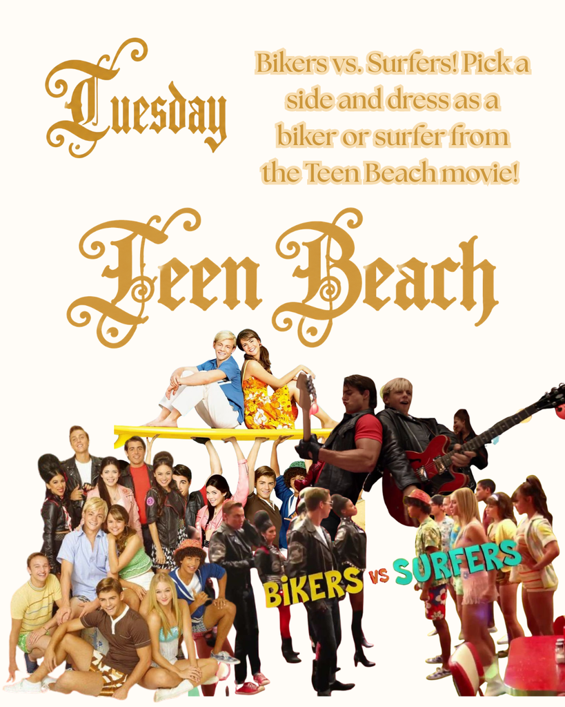 Homecoming Dress Up Days: tuesday teen beach
