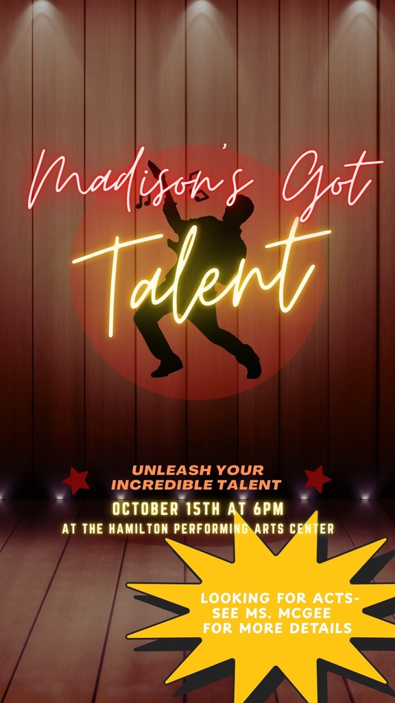 Madison Talent Show Flyer