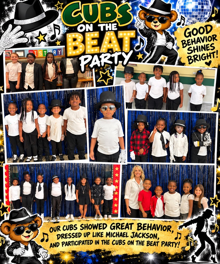 Pre-k through 2nd grade good behavior party