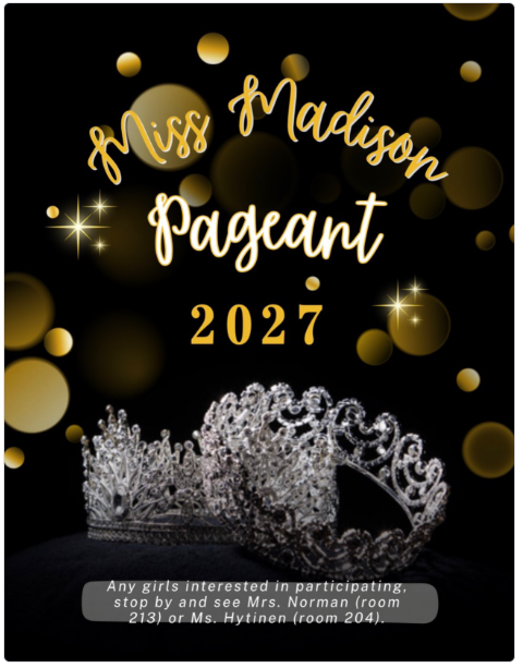 Miss Madison Pageant 2027 interest flyer