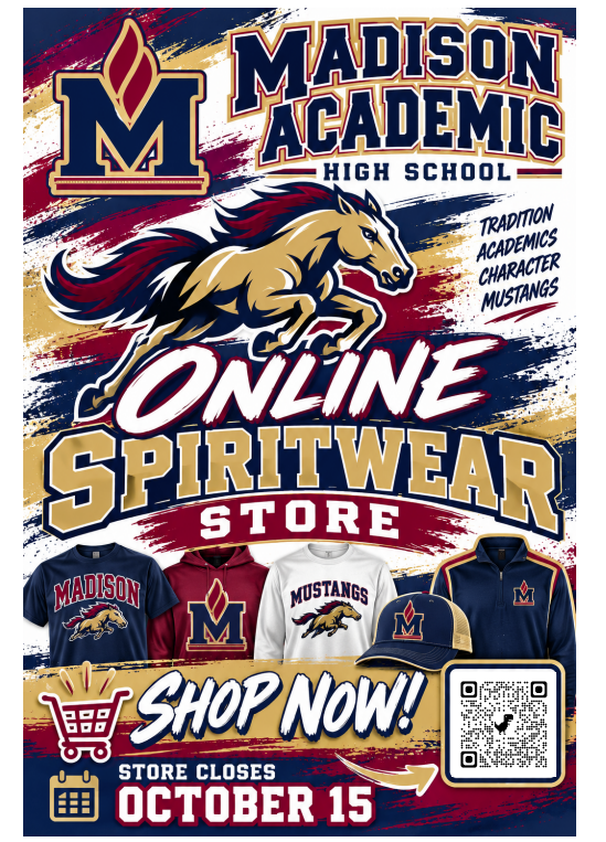 Spirit wear flyer