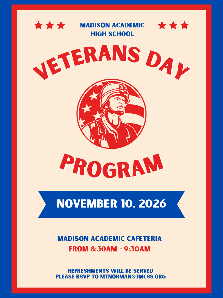 Veterans Day Program Flyer