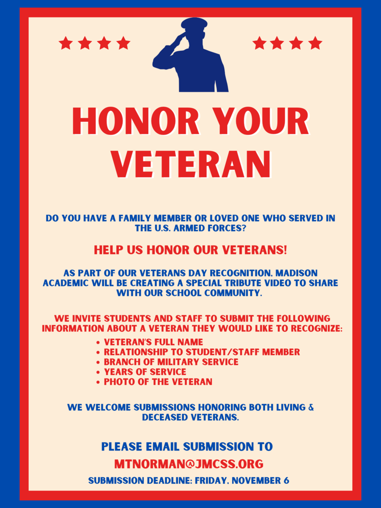 Submissions Requested for Veterans