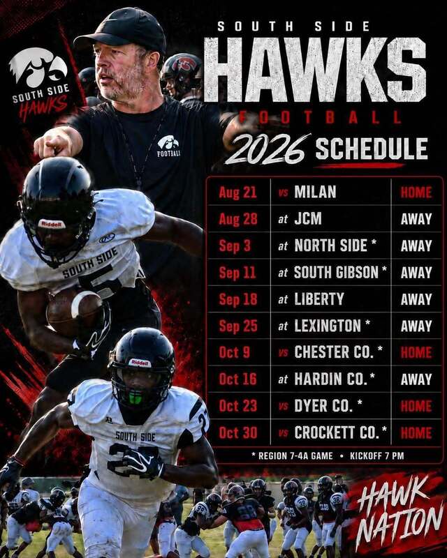 SSHS Football Schedule