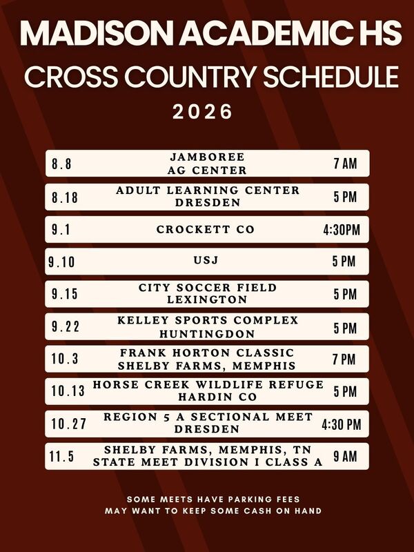 XC Schedule