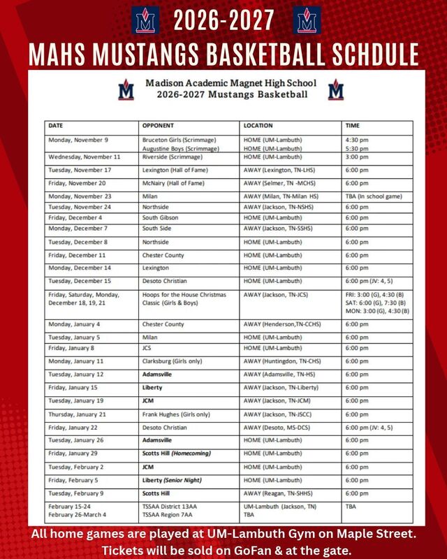 Basketball Schedule Flyer