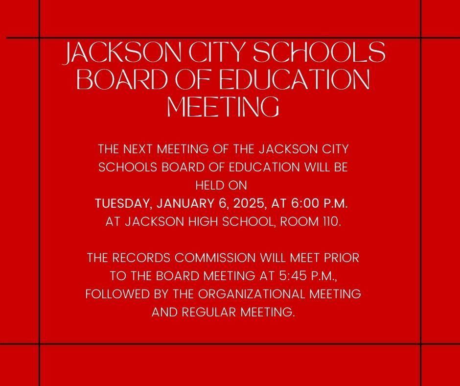Board Meeting Date Change