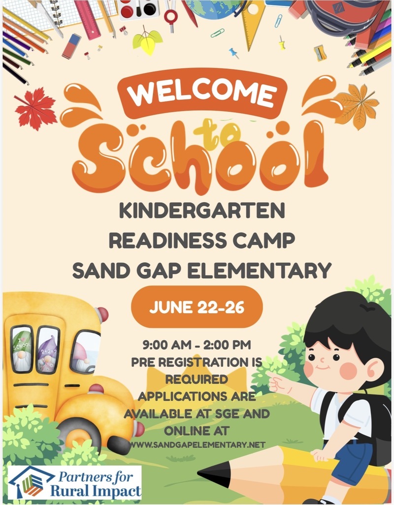 Kindergarten Readiness Camp Flyer
