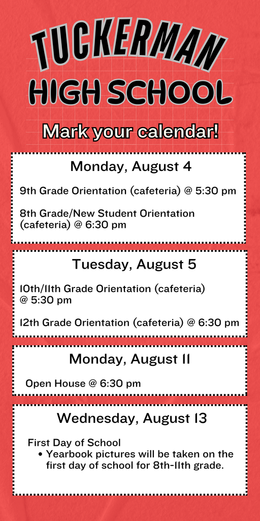 Back to School Dates