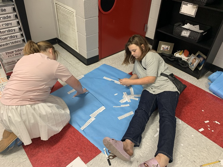 4th grade Literacy completing plot mountain after reading Trumpet of the Swan