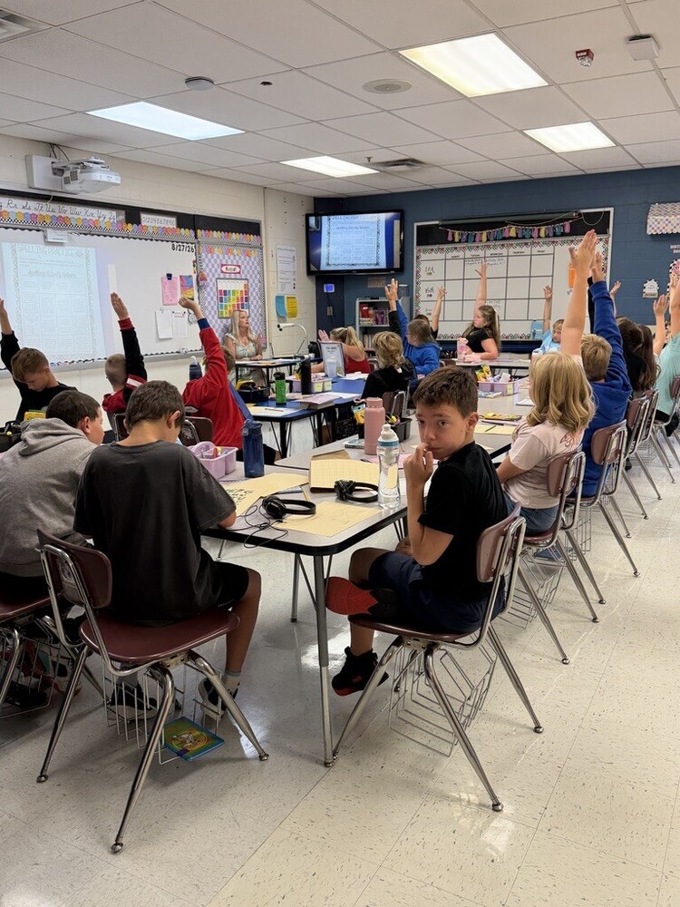 Students engaged in learning