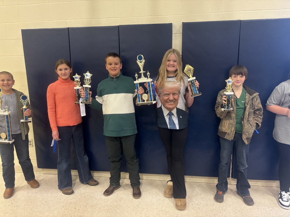 Blue Ribbon Highest Score in Category, going to county.