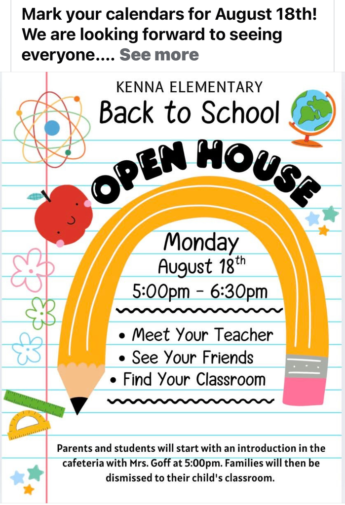 Open House Announcement