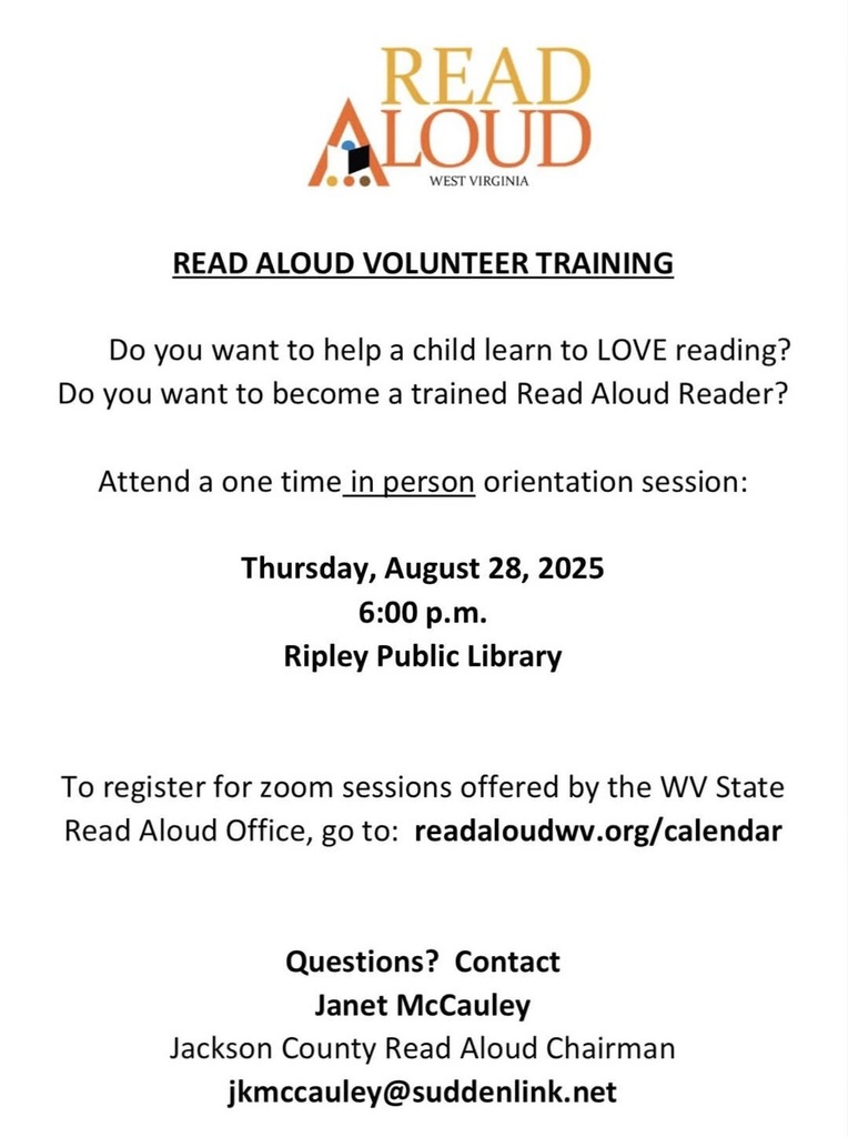 Read Aloud Program Invitation