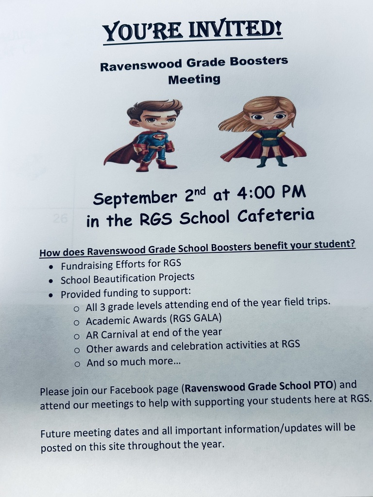 Ravenswood Grade School  Boosters