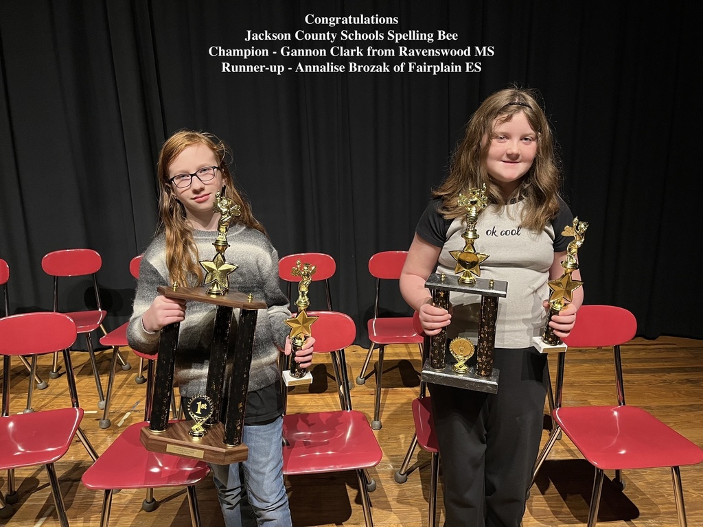 Way to go, Annalise Brozack! Congratulations on your runner-up win at the Jackson County Spelling Bee. We are incredibly proud!
