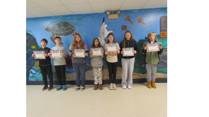5th Grade Students of the Month 