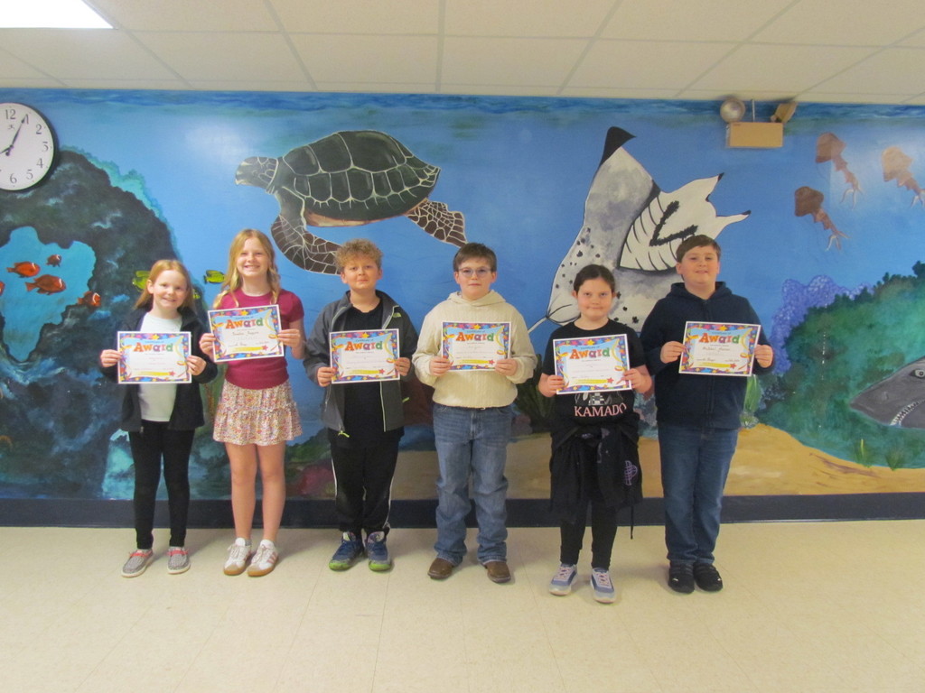 4th Grade Students of the Month 
