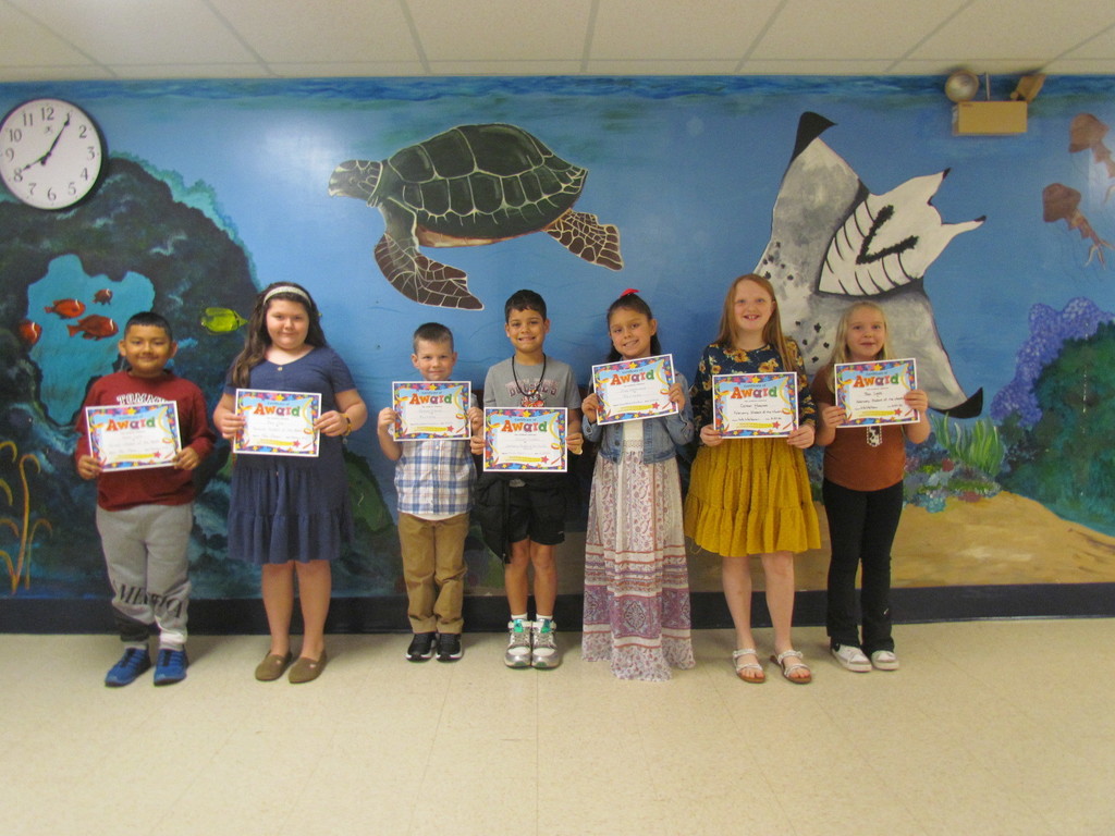 3rd Grade Students of the Month 