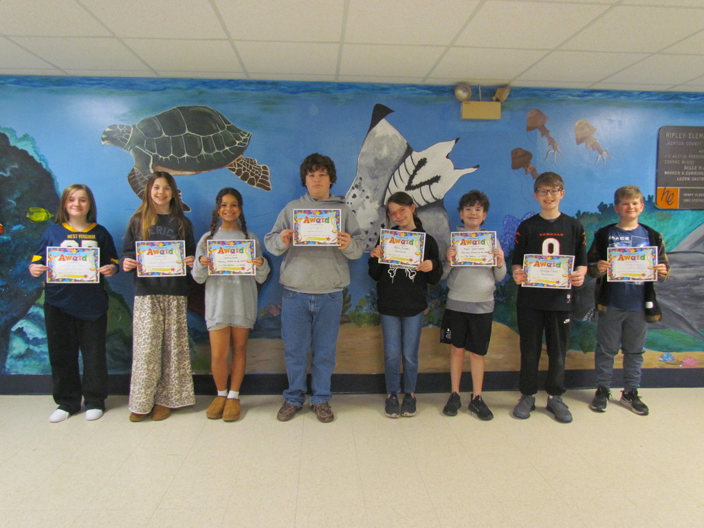 5th Grade Students of the Month 