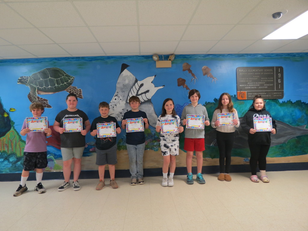 4th Grade Students of the Month 