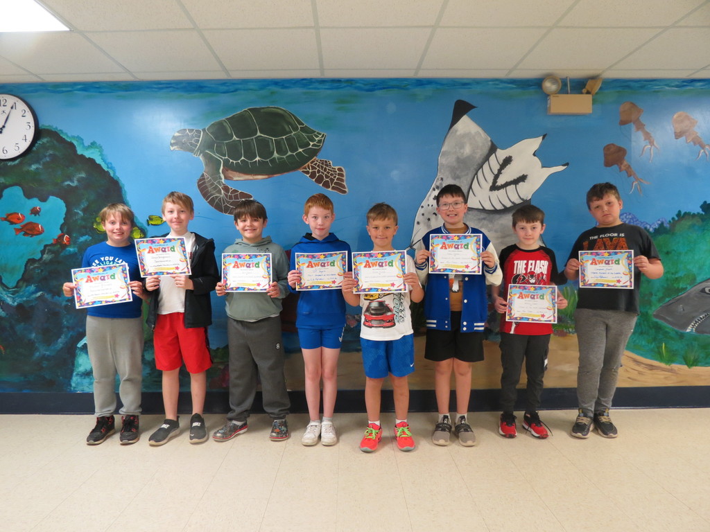 3rd Grade Students of the Month 
