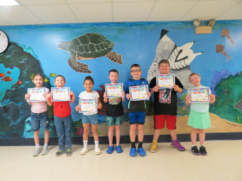 2nd Grade Students of the Month 